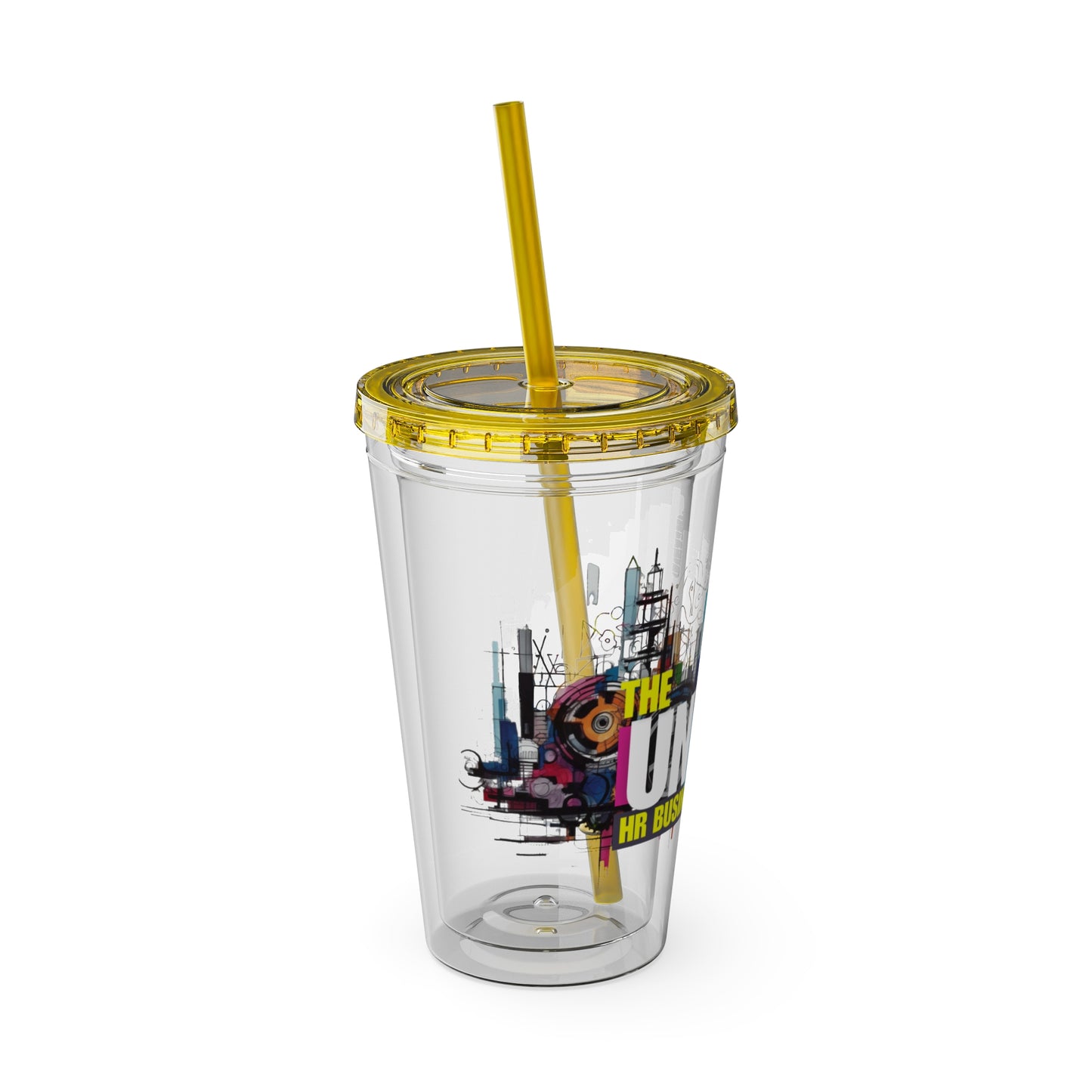 Sunsplash Tumbler with Straw, 16oz
