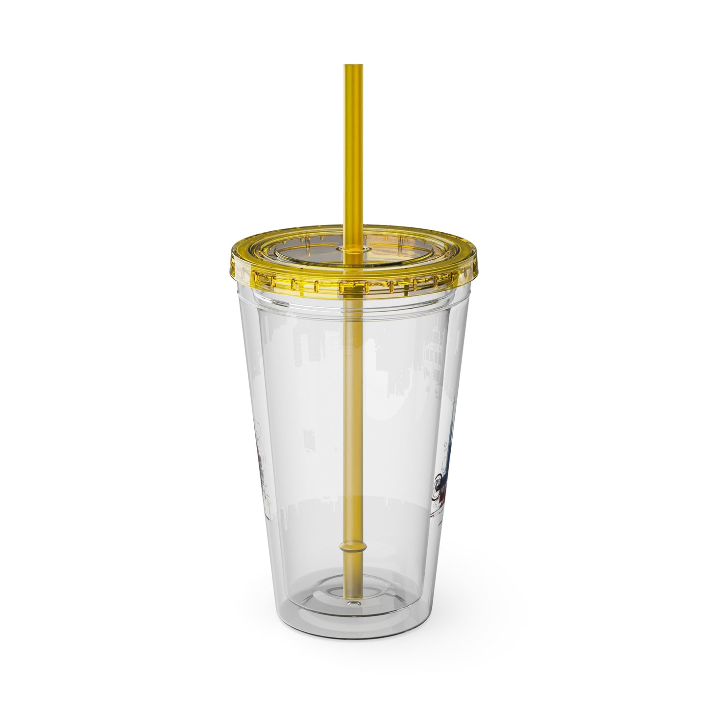 Sunsplash Tumbler with Straw, 16oz