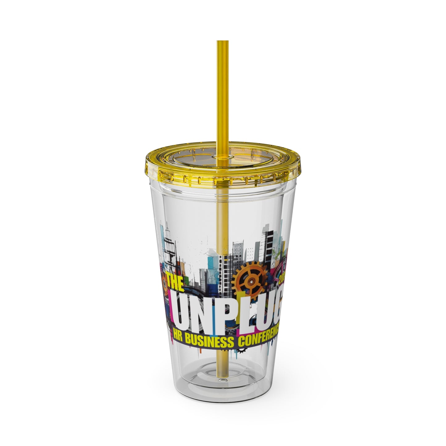 Sunsplash Tumbler with Straw, 16oz