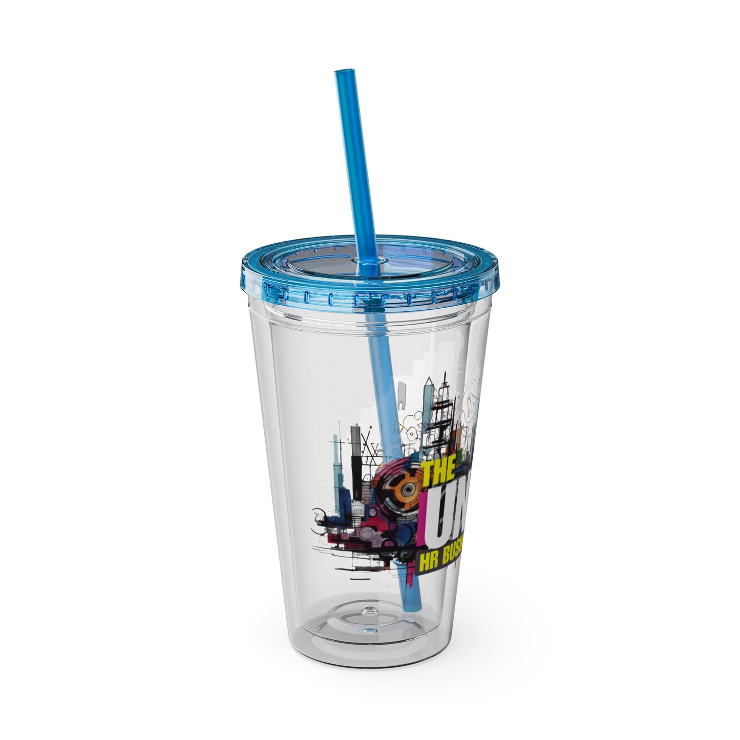 Sunsplash Tumbler with Straw, 16oz
