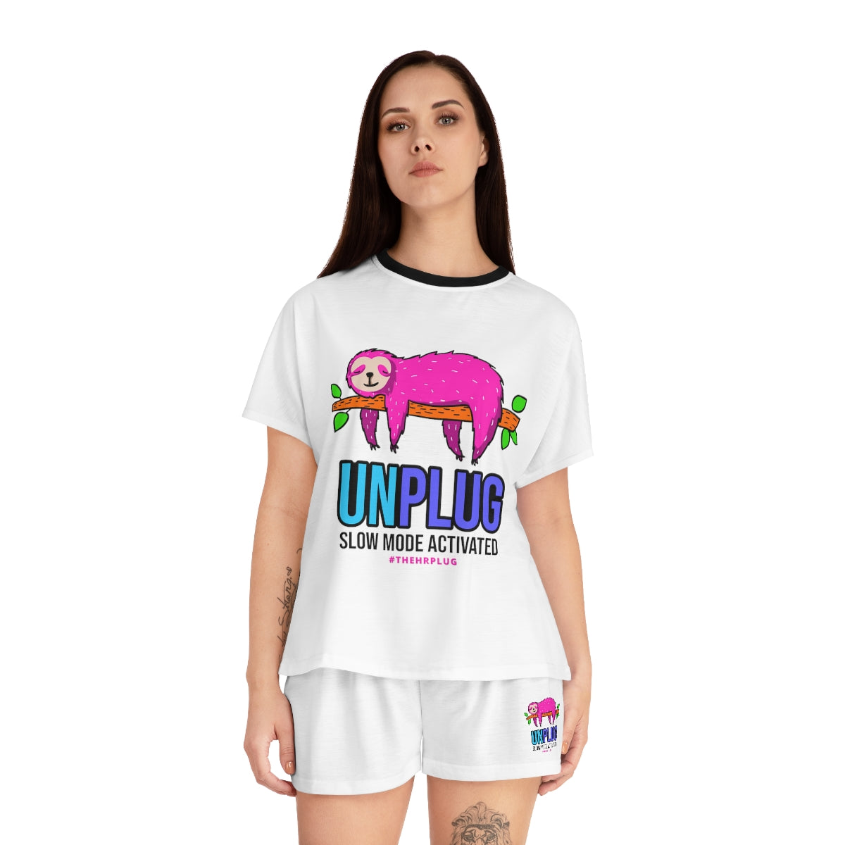 UNPLUG: Women's Short Pajama Set