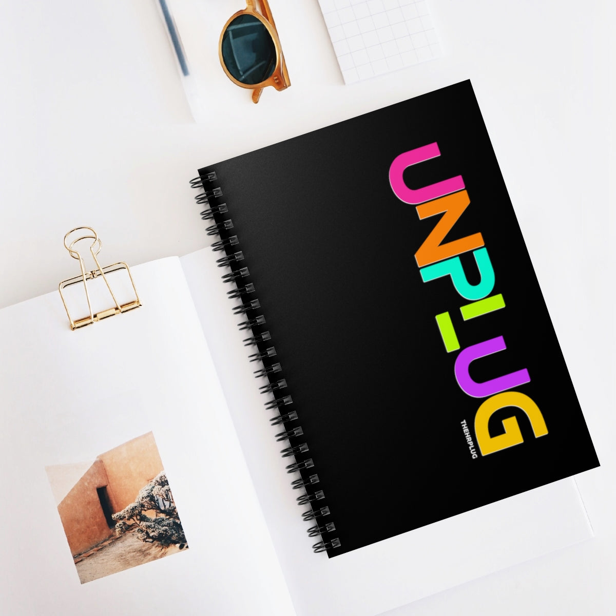 UNPLUG: Spiral Notebook