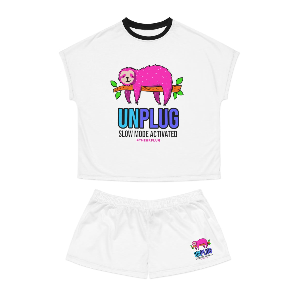 UNPLUG: Women's Short Pajama Set