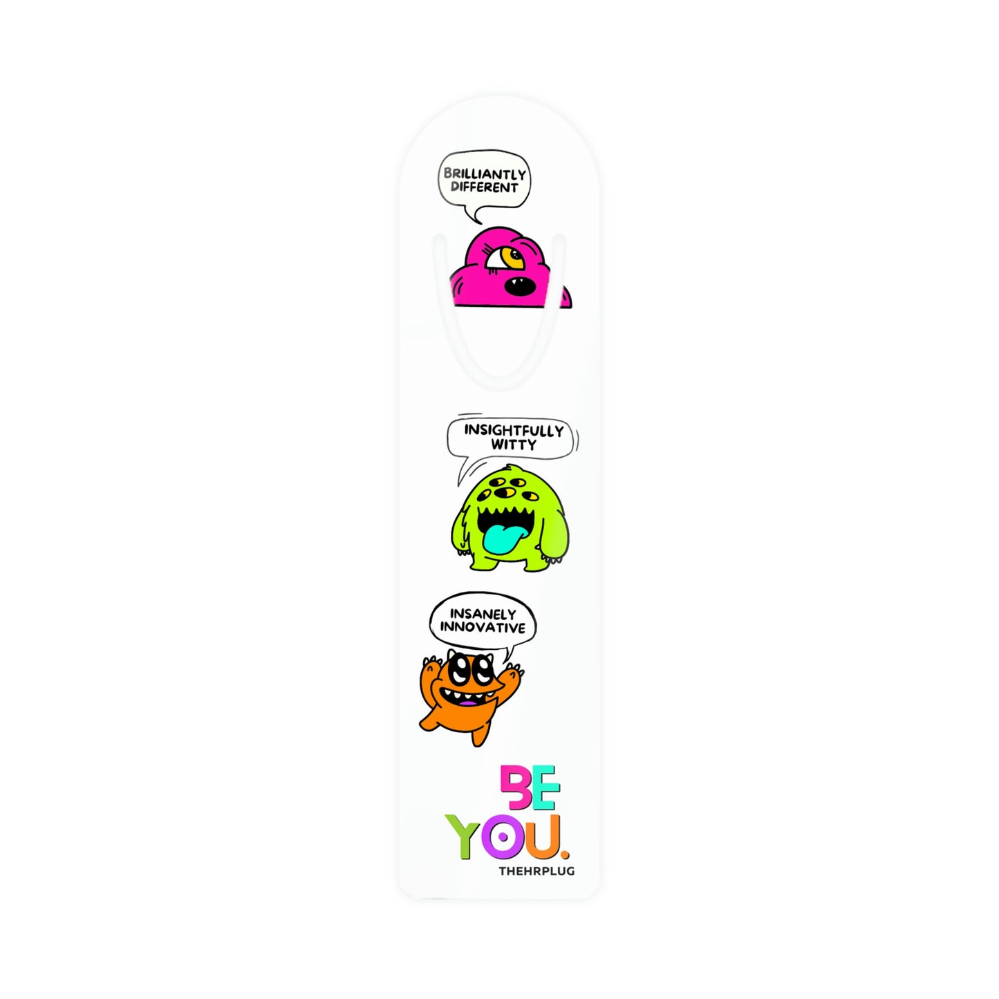 Bookmark: Be You w/Characters
