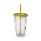 Sunsplash Tumbler with Straw, 16oz