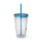 Sunsplash Tumbler with Straw, 16oz