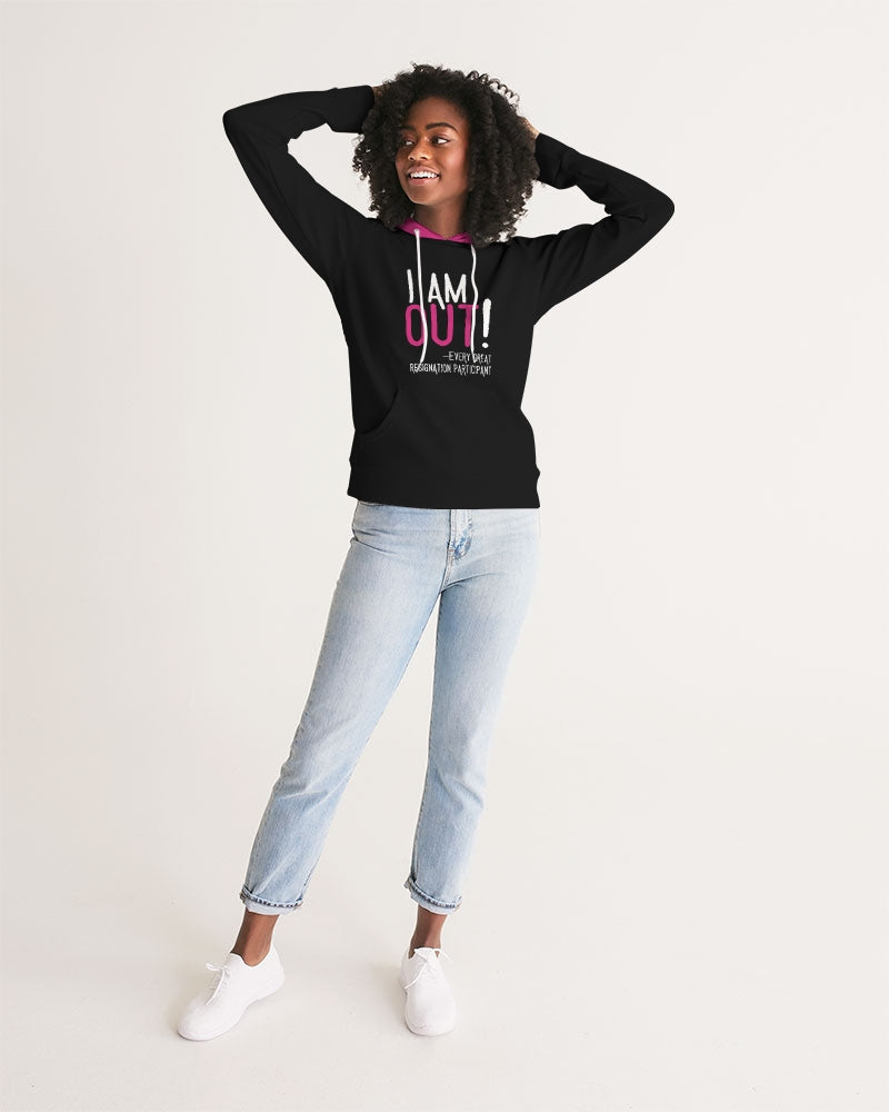 The Great Resignation: I'm Out! Hoodie (Black) Women's Hoodie