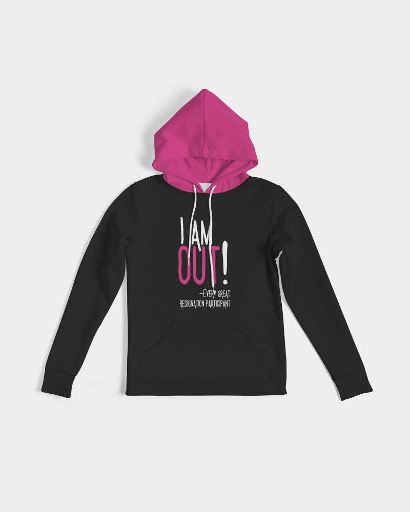 The Great Resignation: I'm Out! Hoodie (Black) Women's Hoodie