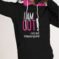 The Great Resignation: I'm Out! Hoodie (Black) Women's Hoodie